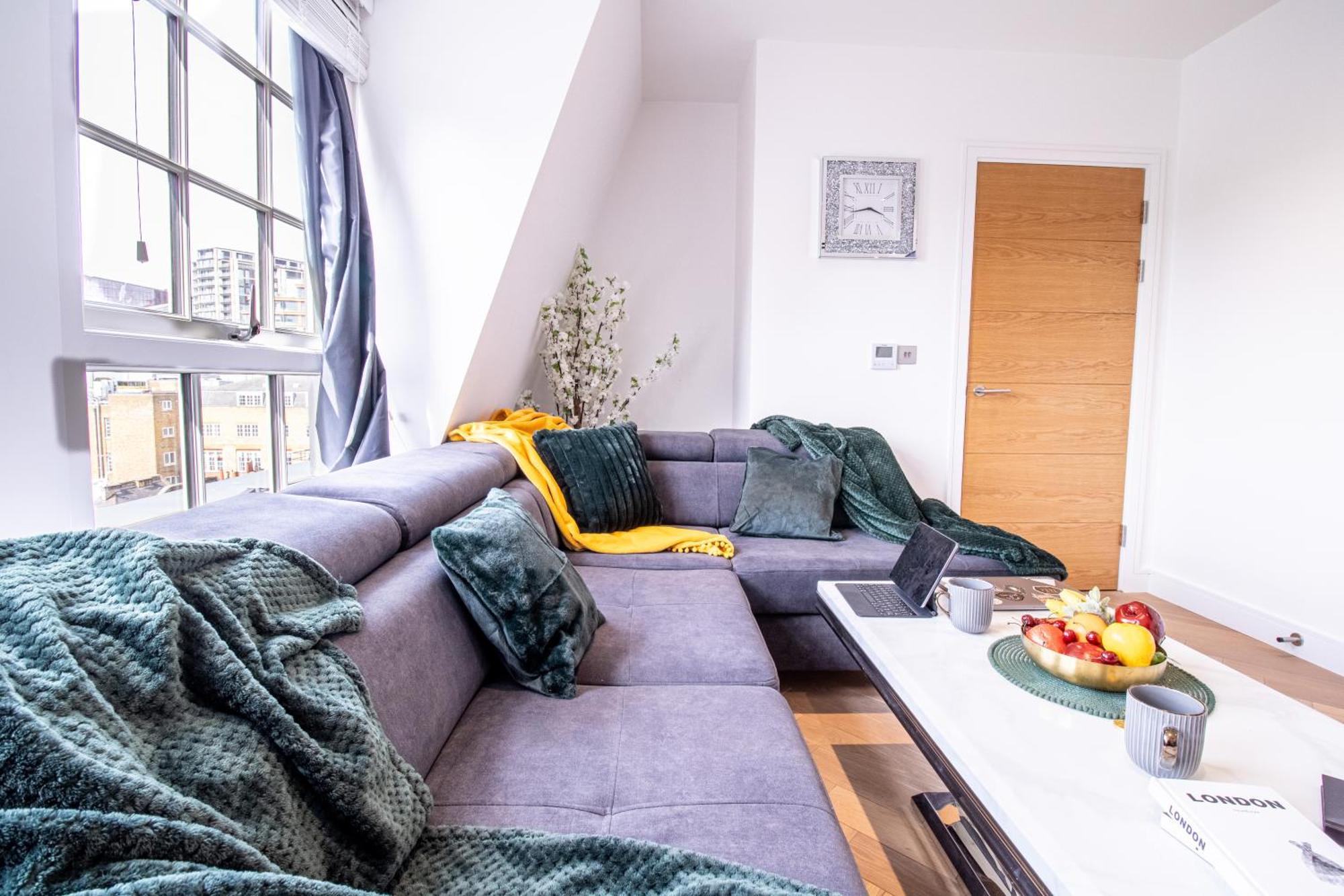 Luxurious 1-Bedroom Penthouse In Marble Arch 71 London Bagian luar foto